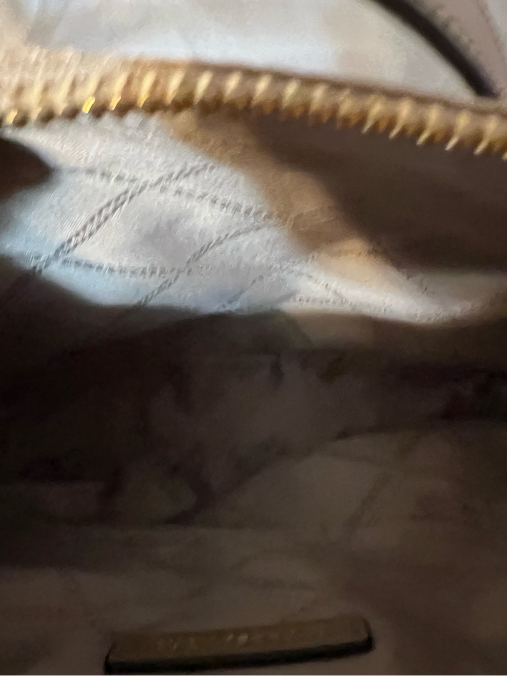 Michael Kors Beige Printed Crossbody with Gold Accents - Picture 4 of 6